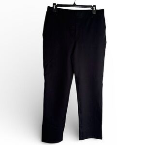 Quince Pull-On Pants Stretchable High Rise Solid Black Size Large Formal Office
